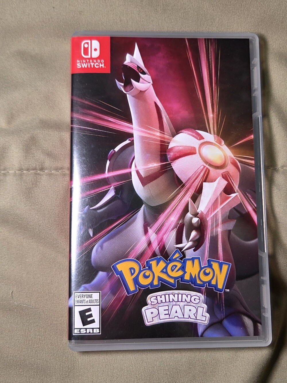 Pokemon Shining Pearl Nintendo Switch Replacement Case Only No Game